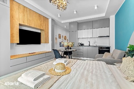 Studio premium de vânzare AXXIS Resort Mamaia Nord Prima linie la mare
