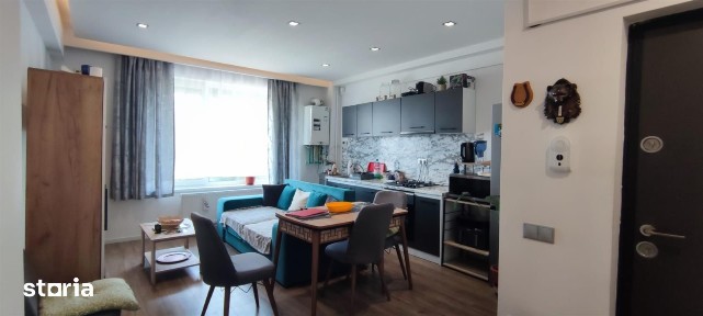 Apartament cu 2 camere, mobilat 45,6 mp utili plus balcon, garaj subte