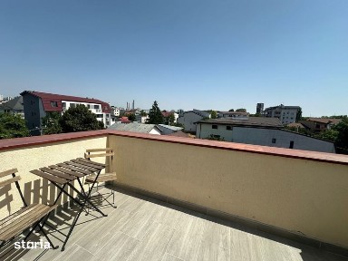 Apartament 2 camere Mihai Bravu cu terasa & loc parcare - de inchiriat