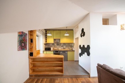 Apartament 2 camere tip mansarda cu mezanin & balcon - Șoseaua Arcu | 58 mp
