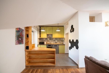 Apartament 2 camere tip mansarda cu mezanin & balcon - Șoseaua Arcu | 58 mp