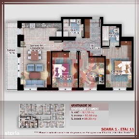 Apartament 4 camere Titan Pallady Metrou Nicolae Teclu