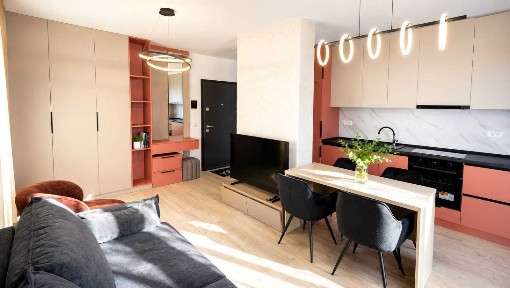 Apartament tip Studio - LUX în Maurer Villas Brașov | Prima închiriere | 2 locuri de parcare subterane| Terasă 15 mp | Vedere superbă către munte