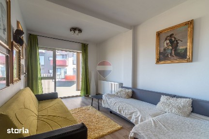 Apartament cu 1.5 camere de vanzare, 40 mp + terasa 12mp, Parcare