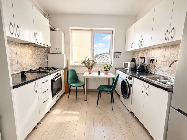 Inchiriez apartament 2 camere, mobilat nou, et4/4, bloc nou, dudu, militari residence