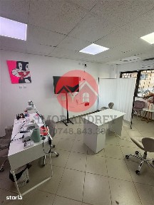 Spatiu comercial 30 mp, 2 camere, grup sanitar, ideal salon, zona Piat