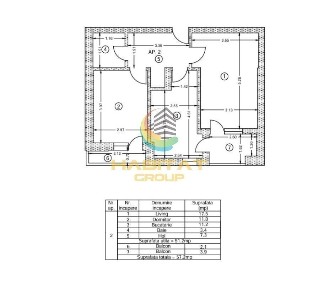 Apartament 2 camere decomandat aproape de M Berceni