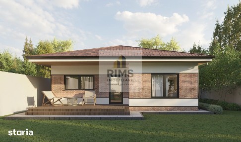 Casă nouă pe parter în Cârcea - Modelul Azur 3 Dormitoare