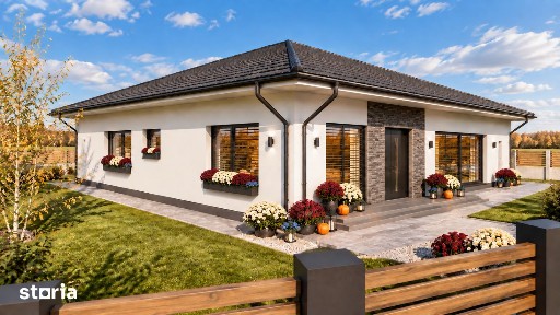 Casa pe un nivel,la cheie, 155 mp,teren 500,perfect drept, Sângeorgiu