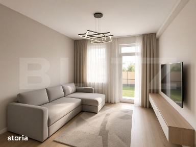 Apartament 2 camere, 46 mp, curte 24 mp, zona Florilor