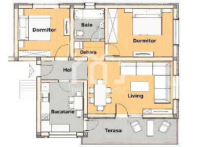 Apartament 3 camere | 65mp | Balcon | Parcare | Bloc Nou | Apahida