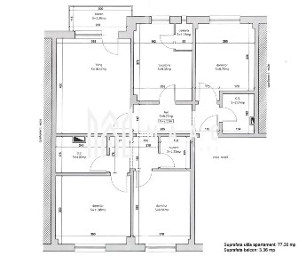 Apartament de vânzare Sibiu | Vasile Aaron | 4 camere | decomandat