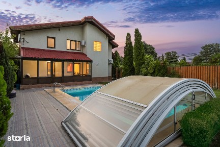 Vila Snagov |Teren 721 mp | Piscina acoperita |Sauna | 2 garaje | F Cl