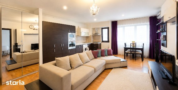 Pipera/GreenVista/Apartament mobilat cu 2 camere/Parcare/
