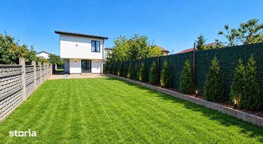 Vila individuala noua, 140 mp, 350 mp teren, Chiajna, acces din strada