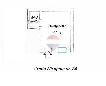 Spațiu comercial de închiriat în Brașovul Vechi strada Nicopole nr. 24