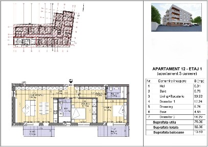 Apartament 3 camere în Popești-Leordeni | Agnes X | Comision 0%