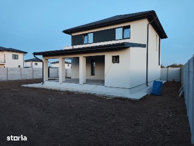 FARA COMISION casa ELEGANTA 4 camere P+1+pod cu placa terasa mare 24mp