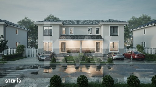 Casa duplex 5 camere in cartier nou Șura Mica