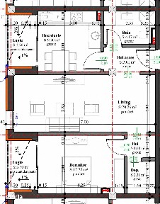 APARTAMENT 2 CAMERE CU PARCARE EXTERIOARA | 61 MP| BLOC NOU | CETATE