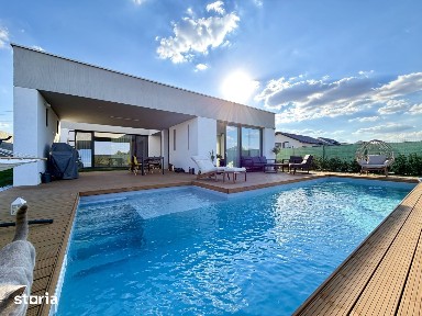 COMISION 0% Casa individuala cu piscina, 100 utili, 400 mp teren - Dum