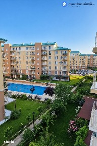 Apartament 2 cam | Cosmopolis | terasă cu vedere la piscină
