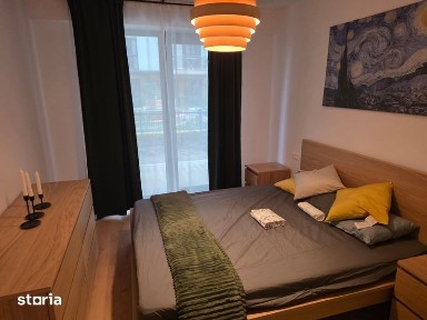 Inchiriere apartament 2 camere Hils Titanium, cu gradina