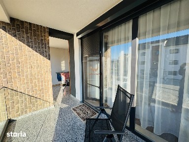 Apartament cu 3 camere - complet mobilat - terasa si loc de parcare