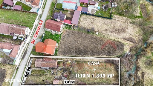 OCAZIE: TEREN 1.305 MP | Asfalt | Casa + Anexe | Marpod, SB | VIDEO