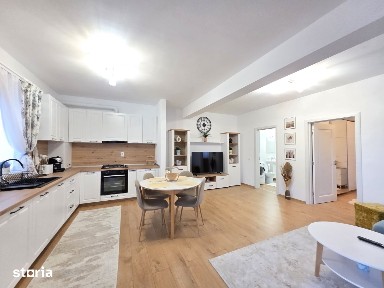 Apartament cu gradina, imobil P+M, gradina 120mp, Sanpetru