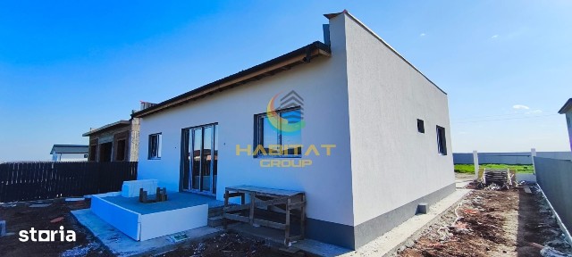 Casă Individuală pe Parter | 4 Camere, Structură Beton, Încălzire Pard
