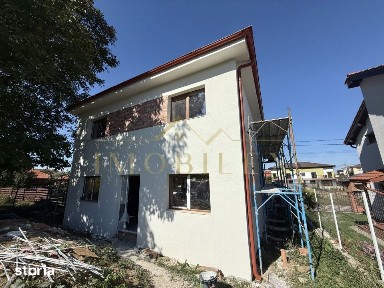 Casa individuala, 4 camere, semifinisat, teren 400mp, zona Dezmir