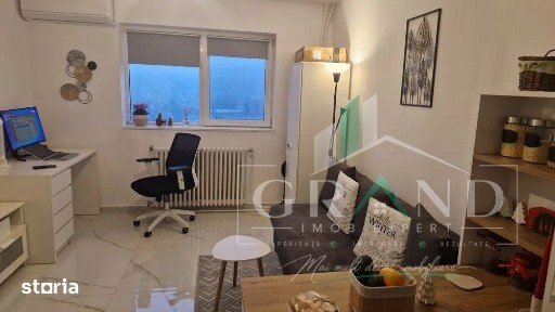 Garsoniera Moderna de Inchiriat | 21 MP | Etaj 4 | Gruia