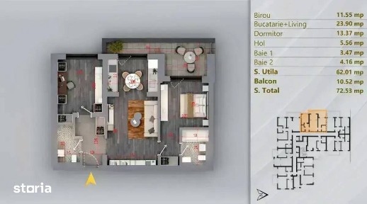 Pista Alergare I Apartament 3 Camere Bloc Boutique Finisaje Premium
