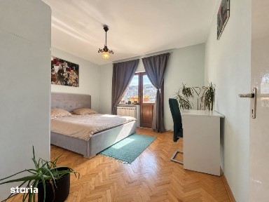 3 camere, 74 mp, etaj 7/8, balcon, Manastur, zona Calvaria