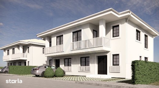 Casa tip duplex 120 mp utili 4 camere 3 bai teren 250 mp in Sura Mica