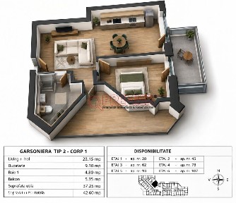 GARSONIERA SUPERBA SECTOR 4 - GRAND ARENA MALL - PARCUL TUDOR ARGHEZI