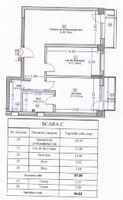 Apartament 3 camere, 2 balcoane, 58 mp, Torontal