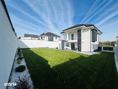 Casa noua, teren 500 mp, 205 mp utili, finisata la cheie