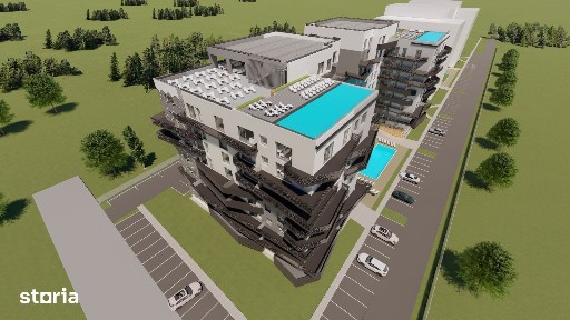 Apartament Nou 2 Camere Aparthotel + Picina Infinity (TVA 21 % Inclus)