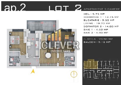 Apartament nou 3 camere 80 mp, Promo Parcare - Pallady