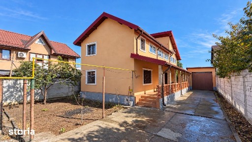 Casă în centrul Pantelimonului, teren 664 mp, terase, grădină și garaj