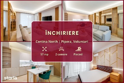 Cortina North || 2 Camere || Amenajat premium || Comision 0%