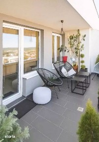 Apartament cu terasa panoramica, 2 camere, modern