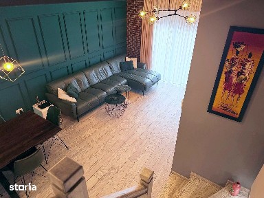 Duplex P+1+M mobilat, 127 mp, curte cu terasă, 3 parcări, Pipera - Vol
