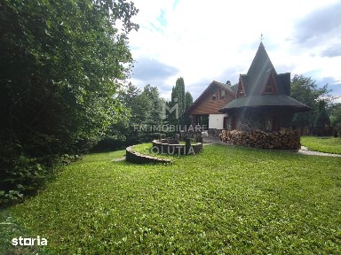 Cabană P+M - 4 dormitoare-14,5 ari teren - Groapele Chiuzbăii