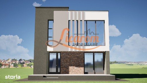 Vila LUX Parter+Etaj (stil mediteranean) in Stupini zona Plugarilor