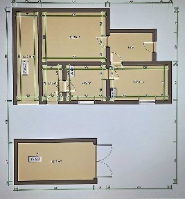 1 Casa cu garaj + teren generos 3500mp si 1 alt teren 497mp in Sinesti, Ialomita