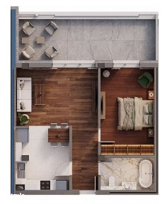 PRETURI PROMO ! Apartament de 2 camere, terasa 20 mp, panorama frumoas