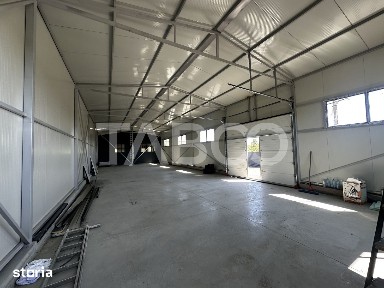 Spatiu comercial de inchiriat 176 mp acces auto curte Rusciori Sibiu